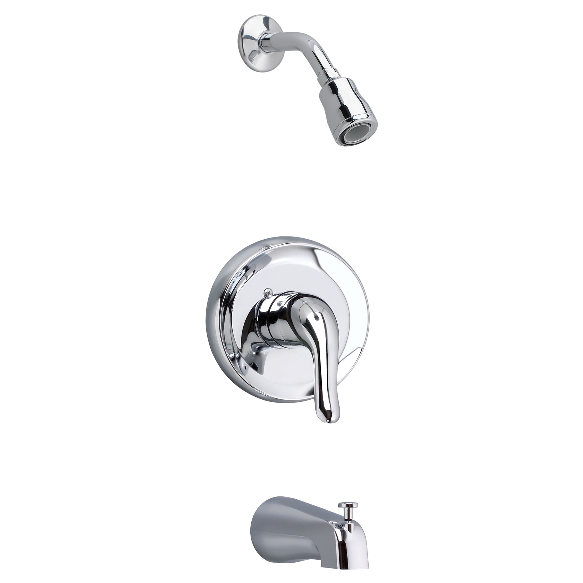Colony Soft 15 GPM Tub and Shower Trim Kit with FloWise Showerhead and Lever Handle CHROME